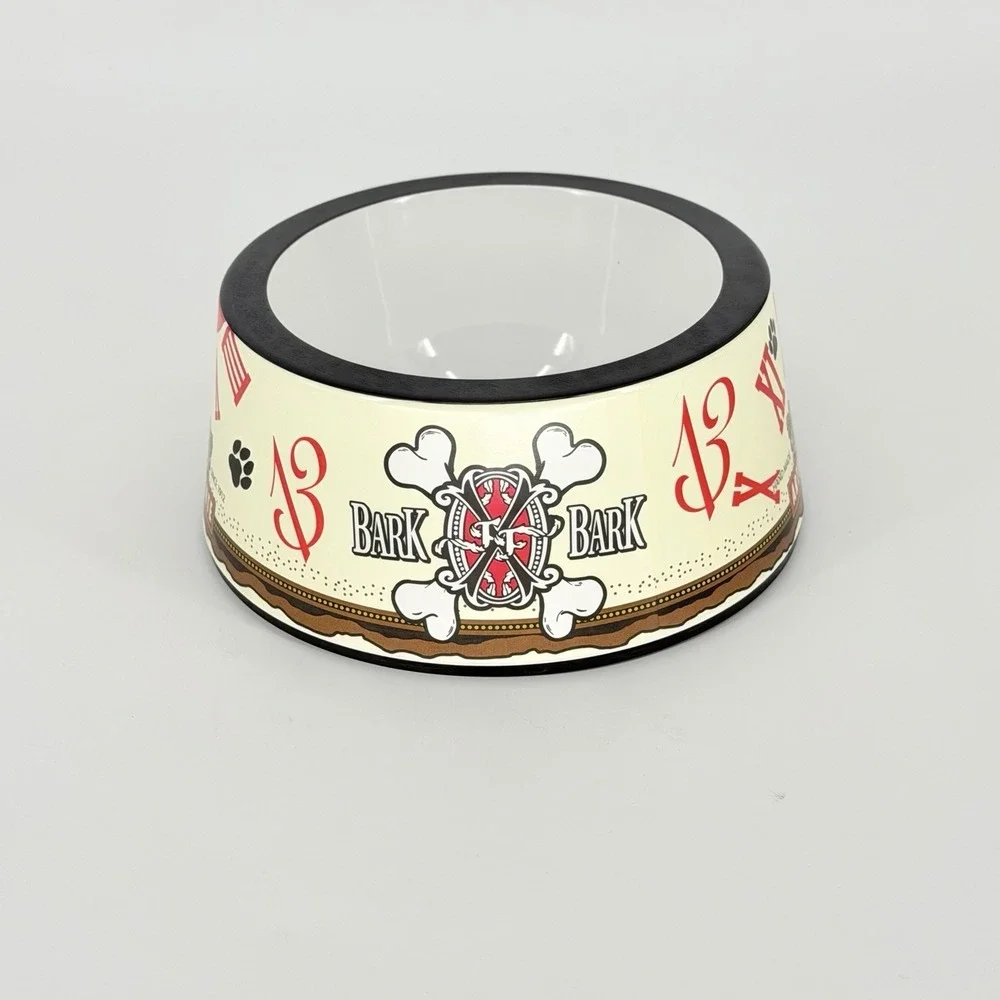 Arturo Fuente Bark Bark Dog Food Water Bowl Melamine Pet Dish